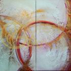 Andrea Ehret - diptych 140x100 cm