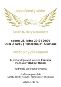 společenský večer galerie anděl