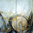 Andrea Ehret - diptych 100x100cm